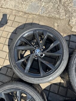 ORIGINÁL Alu Škoda VEGA R19, 5x112- TOP STAV, LETNÍ - 3