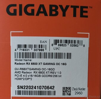 Gigabyte RX 6800 XT 16 Gb gaming OC - 3