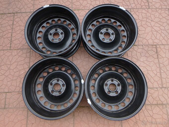 Plechové disky sada originál VW 5x112 6,5Jx17 ET38 TPMS - 3