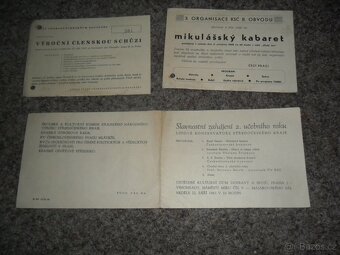 pozvánky/schůze, semináře, výročí, sjezd, soutěž tvořivosti - 3
