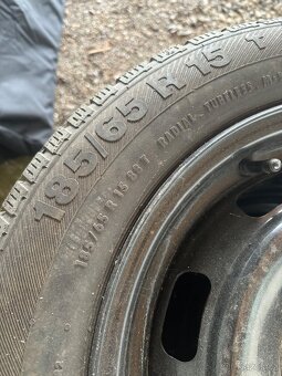 Plechové disky + zimní 4x108, ET27, R15 Citroen/Peugeot/Opel - 3