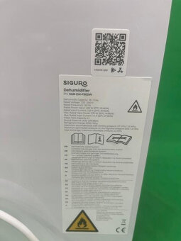 Odvlhčovač vzduchu Siguro DH-F300W Dolphin 16L WiFi - 3