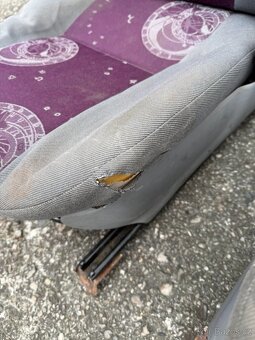 Stavitelné sedačky Škoda Felicia Mystery purple. - 3