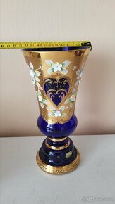 VÁZA NOVOBORSKÉ SKLO, PERFEKTNÍ STAV - 3