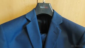 Luxusní modrý oblek - 3