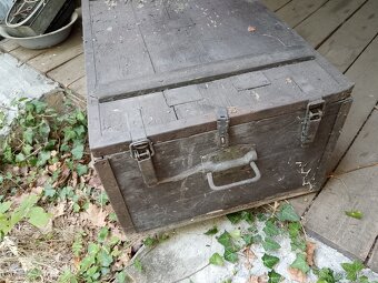 Dřevěná vojenská bedna - 3