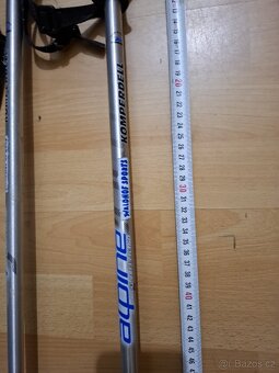 Dětské lyžařské hůlky 65 cm, sjezdové - 3