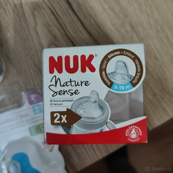 Náhradní savičky MAM 2x a NUK - 3