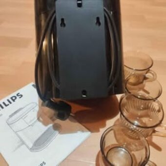 Kávovar / překapávač Philips + filtry + hrníčky - 3