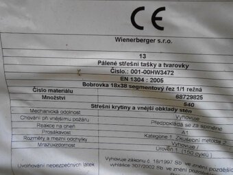 Prodám střešní krytinu TONDACH bobrovka - 3
