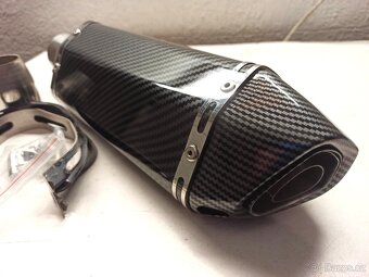 Výfuk karbonový univerzál na všechny moto i skútry - 3