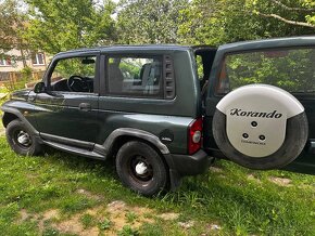 Korando 4x4, klima, tažné, jen 164 tkm - 3