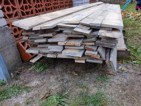 Stavební prkna po betonáži, jednostranně hoblovaná - 3