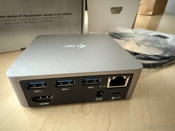 USB-C Metal 4K Docking Station (sleva) - 3