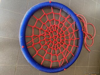 Woody Houpací kruh (100cm) červeno-modrý - 3