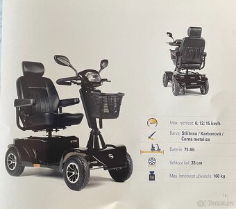 SENIORSKÝ INVALIDNÍ VOZÍK Sterling S 700 - 3