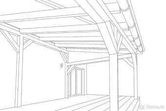 Dřevěná pergola 5,5 x 4,3 m - 3