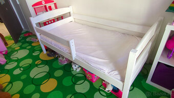 Dětská postel ANNITTI PINE 160x80 s roštem a matrací - 3