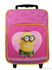 Dětský školní batoh kufr na kolečkách Mimoni - 3