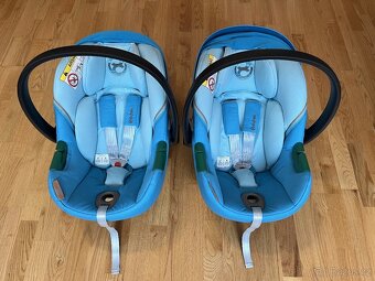 Autosedačky (vajíčka) pro dvojčata - Cybex Aton S2 i-size - - 3