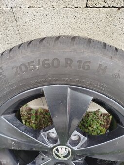 ALU kola Škoda 16” + zimní pneu Continental – TOP STAV 🔥 - 3