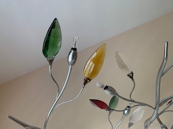 Designové stropní svítidlo / lustr "Bonsai" chrom + barevn - 3