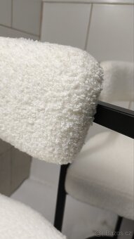 Barové Židle 2ks beránek - 3