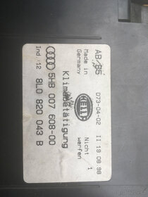 Panel ovládání topení (Climatronic) - 3