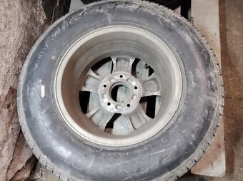 alu disk kolo rezerva 5x139 pneu 245/70r16+ plechové disky - 3