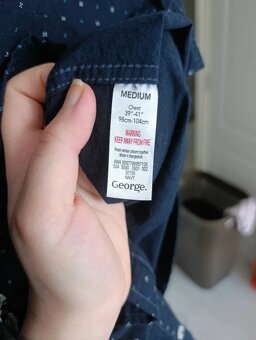 Pánská košile, modrá - 3