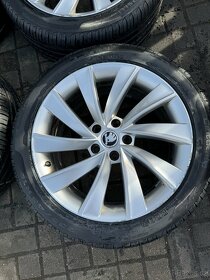 ORIGINÁL Alu Škoda Pegasus R18, 5x112 - LETNÍ PNEU - 3