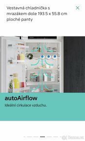 Nová veliká chladnička SIEMENS 193x56 cm, objem 290 Litrů - 3