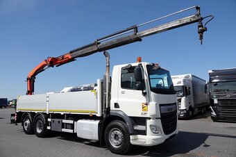 DAF 370 6x2 - valník shydraulickou rukou Palfinger - 3