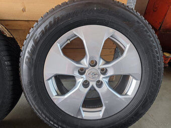 ALU disky 5x114.3 R17 Toyota RAV4 originál + pneu - 3