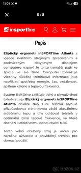 Eliptický trenažér inSPORTline Atlanta - 3
