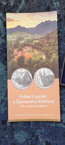 10 € euro minca PROOF Frater Cyprian Slovensko - 3
