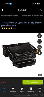 Tefal GC714834 OptiGrill+ se zapékacím příslušenstvím - 3