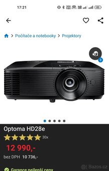Projektor Optoma HD28e - 3