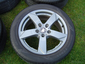 4 XLETNÍ HLINÍKOVÁ KOLA ŠKODA OCTAVIA SCOUT, YETI 225/50 R17 - 3