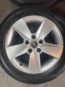 ALU Kola ŠKODA 5x112 R16 ILIAS Zimní Pneu 205/55/16 - 3