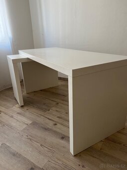 Psací stůl IKEA Malm s výsuvnou deskou - 3