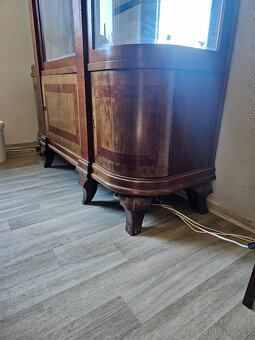 Nádherná stara vitrina,sklenik - 3