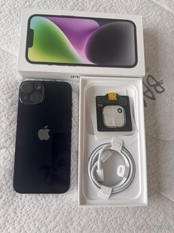 Prodám iPhone 14 128 GB modročerný Top stav - 3