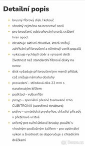 Brusný fíbrový disk (kotouč) - 3