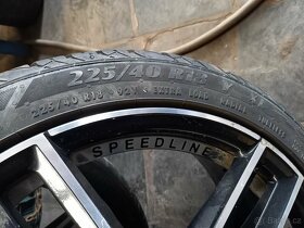 Sada Alu Ronal SL1 Imperatore 8x18 5x112, pneu 225/40 R18 - 3