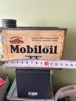 Plechovka od oleje Mobiloil - 3