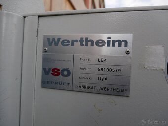 Trezor na dva zámky- pro 2osoby -WERTHEIM lze poslat - 3