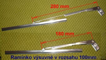 Nerezové stěrače na rovné (ploché) sklo - 3