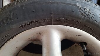 ALU Hliníkový Kola 4x100 novy Bridgestone 185/65 R 14 - 3