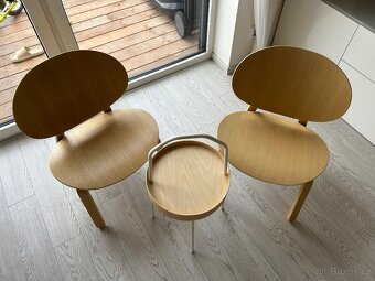 Křesla Fröset Ikea a stoleček Burvik - 3